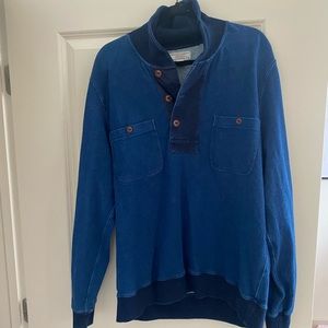 J. Crew Men’s Sweater Wallace & Barnes blue XL